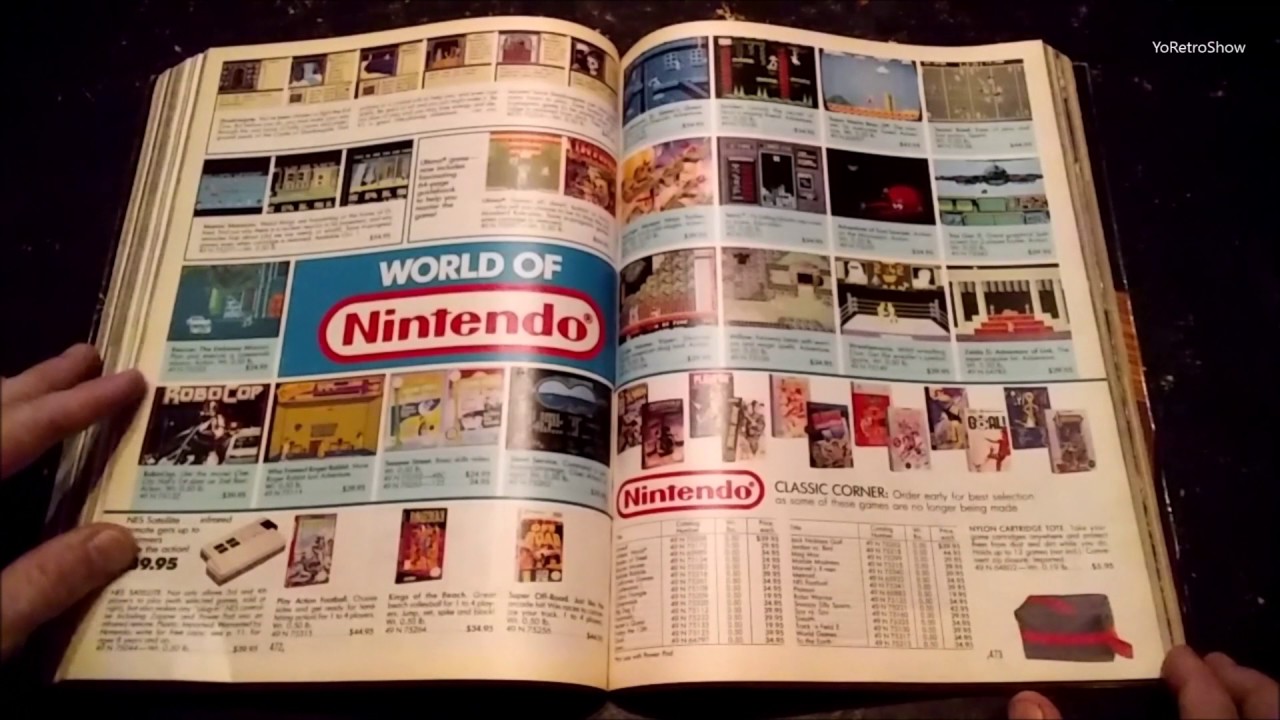 sears christmas catalog 1990 - YoRetroShow L11111 World Of Nintendo Robocop Nintendo Classic Corner O y to be Non Cargo 19,95