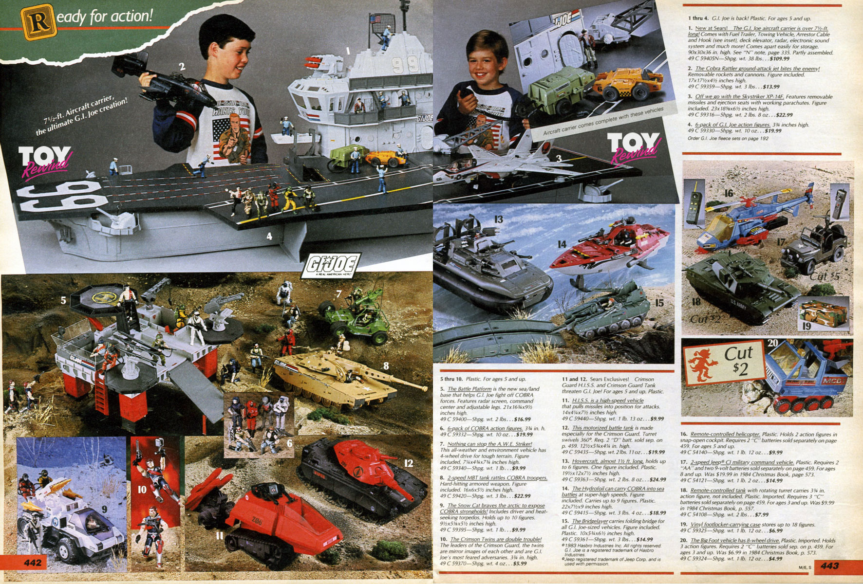 gi joe catalog 1985 - R eady for action! Toy Gede