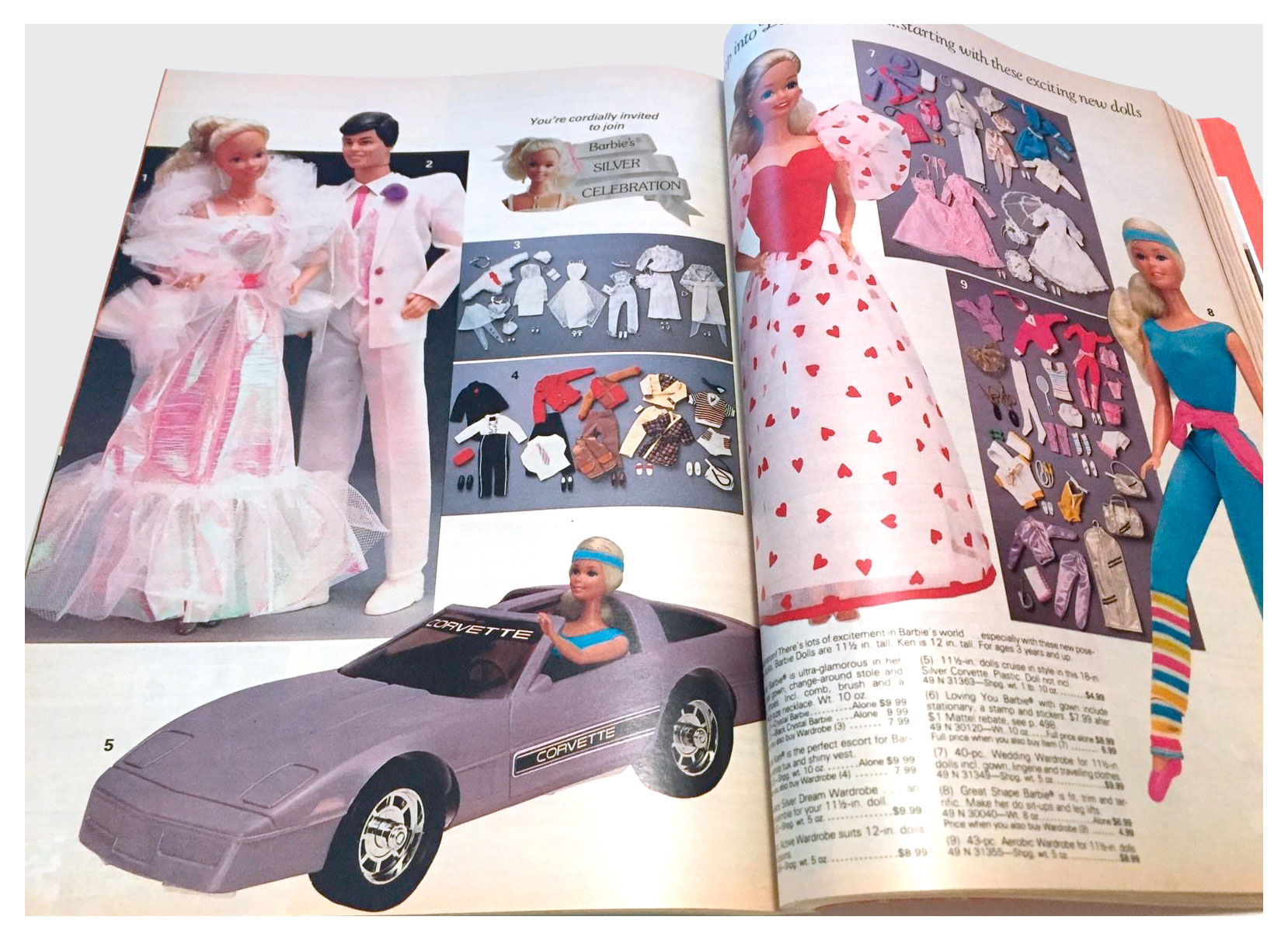 magazine - ..starting with these exciting new citing new dolls You're cordially invited to join Barbie's Silver Celebration 48 .. 219VETTE lots of excitement in Barbie e's lots with the 12 717 in tall, Ken is 12 in Tall Foto 51 Barbie Dolls are 11% tragla