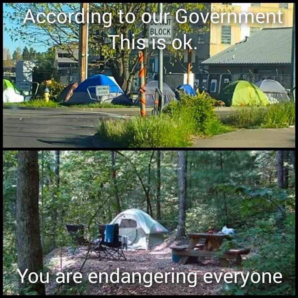 yard - According to our Government This is ok. Block You are endangering everyone