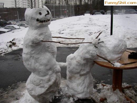 Funny Snowmen