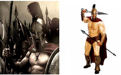 8.) King Leonidas - If you don’t have the muscles, please don’t try and be a Spartan for Halloween, fake ones don’t count. It doesn’t matter how real it looks.