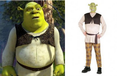 10.) Shrek - That confused look on Shrek’s face? He just can’t believe someone could look like such an incredible huge jackass.