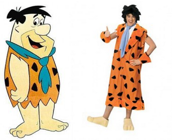 14.) Fred Flintstone - He’s been in cartoons and movies, he has his own cereal and vitamins, Fred Flintstone has it all, including a ridiculous Halloween outfit modeled after him.