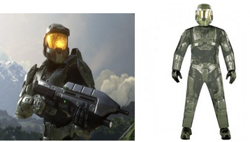 15.) Master Chief - One can only guess at the amount of carnage Master Chief would inflict on the world were he to see this costume. You’ll probably have to settle for the wedgie your buddies will give you.