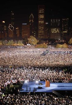 Hundreds Of Thousands Show Up To See The New President