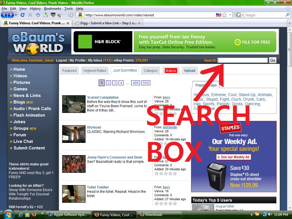 USE THE SEARCH BOX!