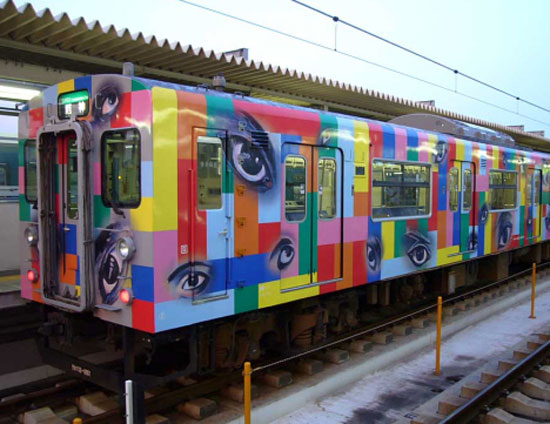 Japanese Art Trains