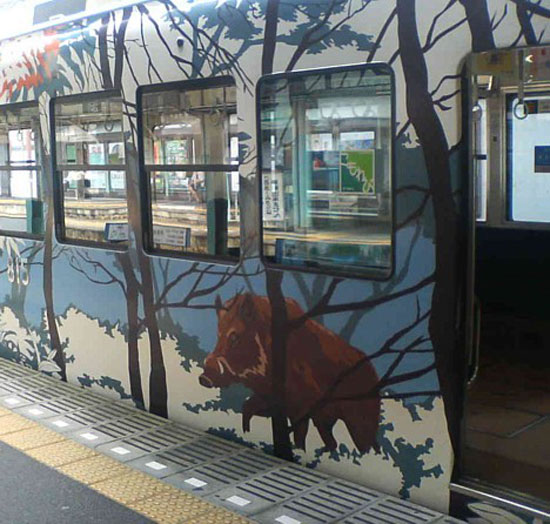 Japanese Art Trains