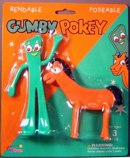 NJ Croce - Bendable Poseable Gumby Poky A For Ages Oud NJCroce Warning Choking HazardSmall parts Not for children under 3 years