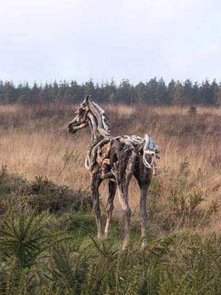 Driftwood Horses