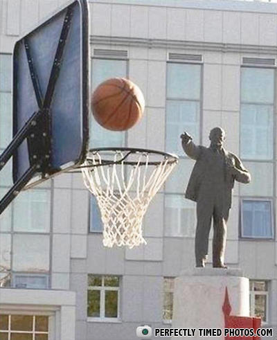 Most people only recognize Lenin as McCartney's writing partner, but few people realize he was also devastating at street-hoops.