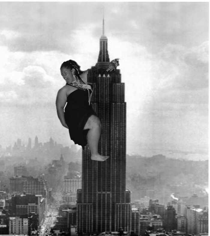 No wonder King Kong liked that other chick so much.