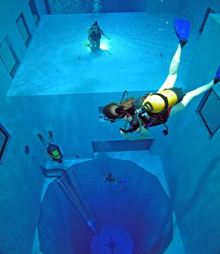 Deepest swimming pool in the world