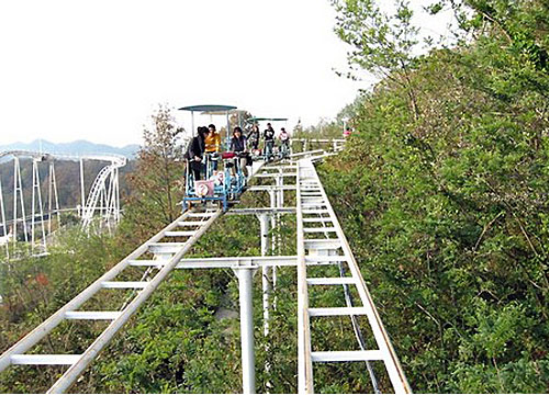 Pedal Powered Rollercoaster