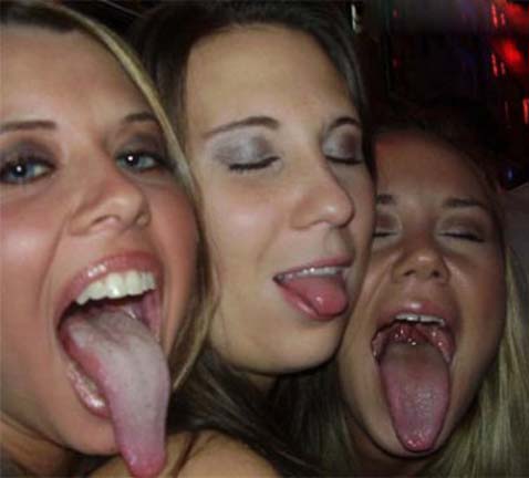 Women With Long Tongues