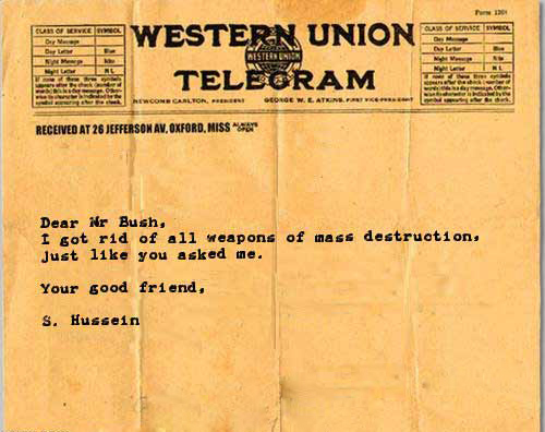 Telegrams That Never Showed Up