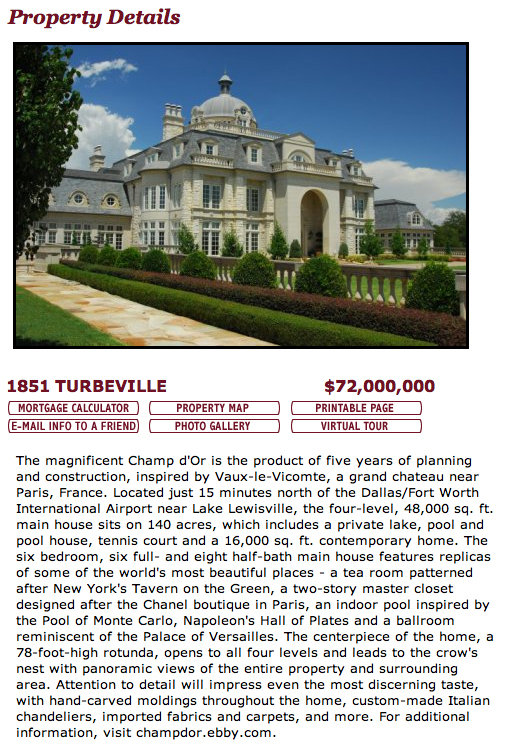 $72 Million Home For Sale