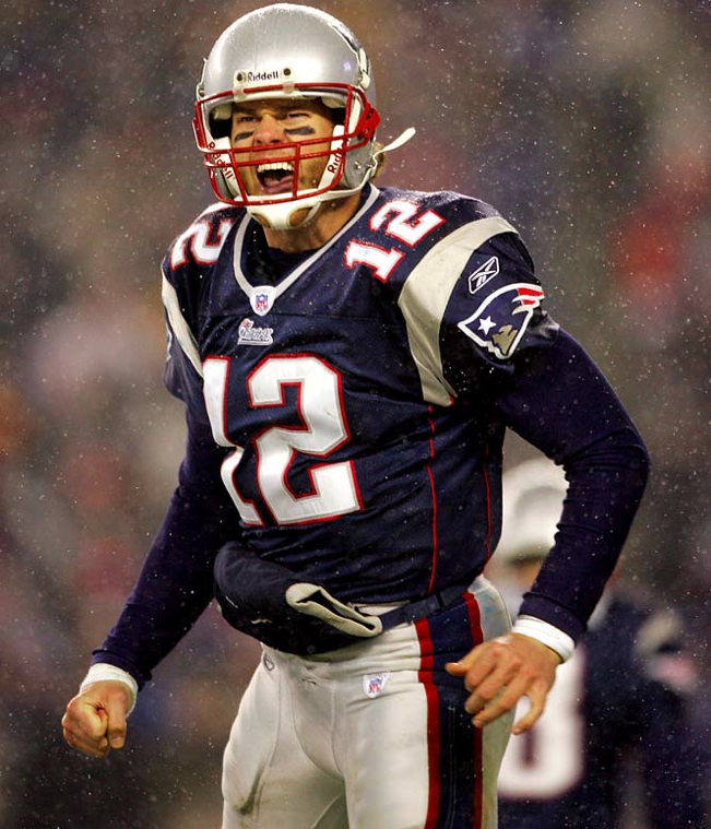 Tom Brady has led the Patriots to 3 Superbowl wins and broke the single season TD record previously held by Dan Marino and Peyton Manning.