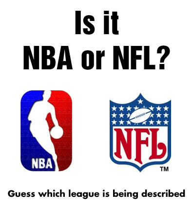 NBA or NFL quiz