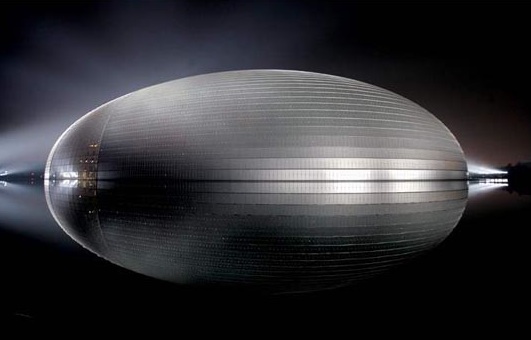 Beijing's glass and titanium National Center for the Performing Arts