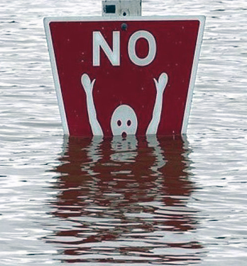 no drowning?