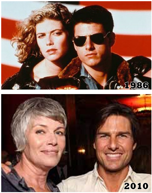 Tom Cruise & Kelly McGillis