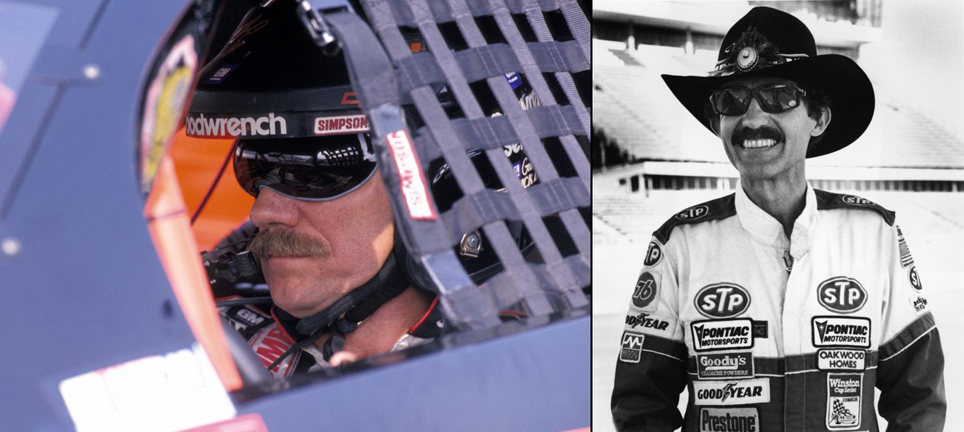 Dale Earnhardt 'The Intimidator' and Richard Petty 'The King'