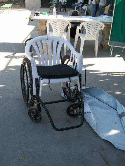 grandpa loves his new wheelchair