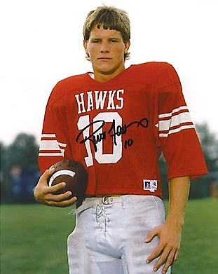 Bret Favre. Grows up to text pictures of his ding-dong to girls.
