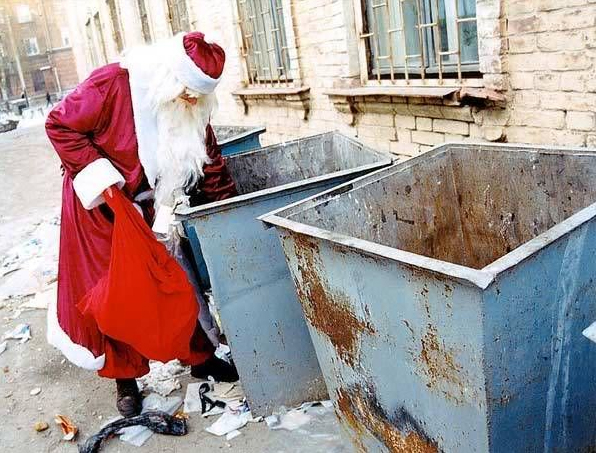 Santa searching for your presents