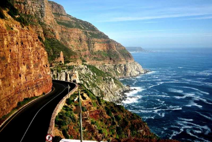 Coastal Road in Cape Town, South Africa