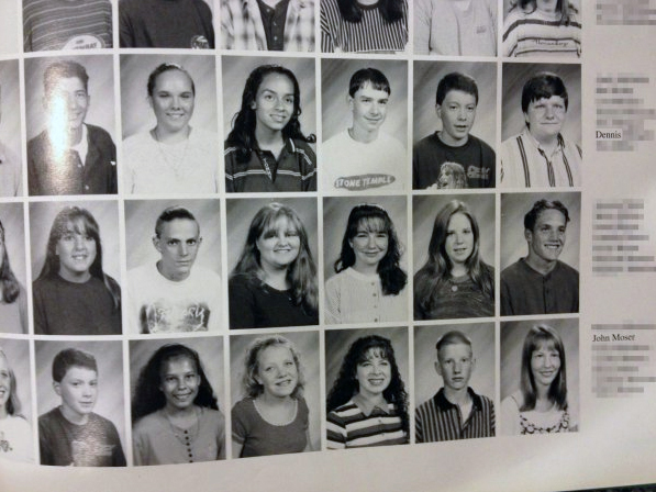 create fake people, show up in yearbook multiple times