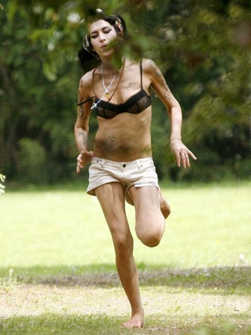 Amy Winehouse has returned as a zombie