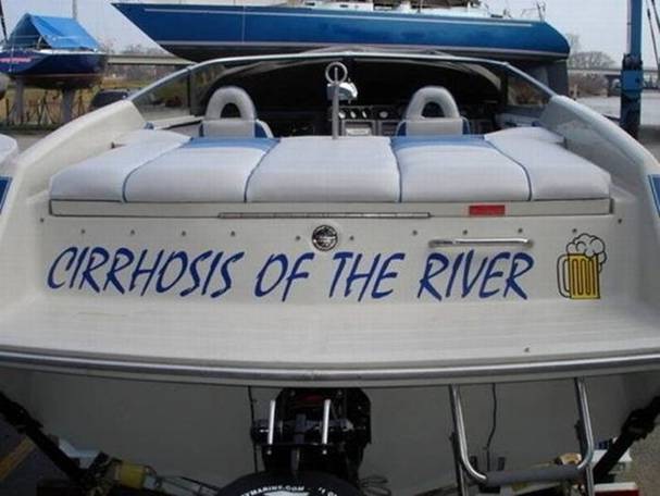 FUNNY NAMES OF BOATS AND SHIPS