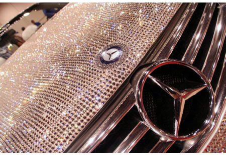 Diamond Covered Mercedes