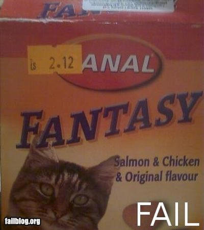 anal fantasy cat food - L 2.12 Anal Fantasy Salmon & Chicken & Original flavour Fail failblog.org