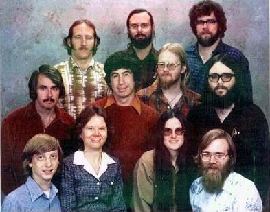 An old family picture of Bill Gates and the rest of the Gates crew when he was younger.