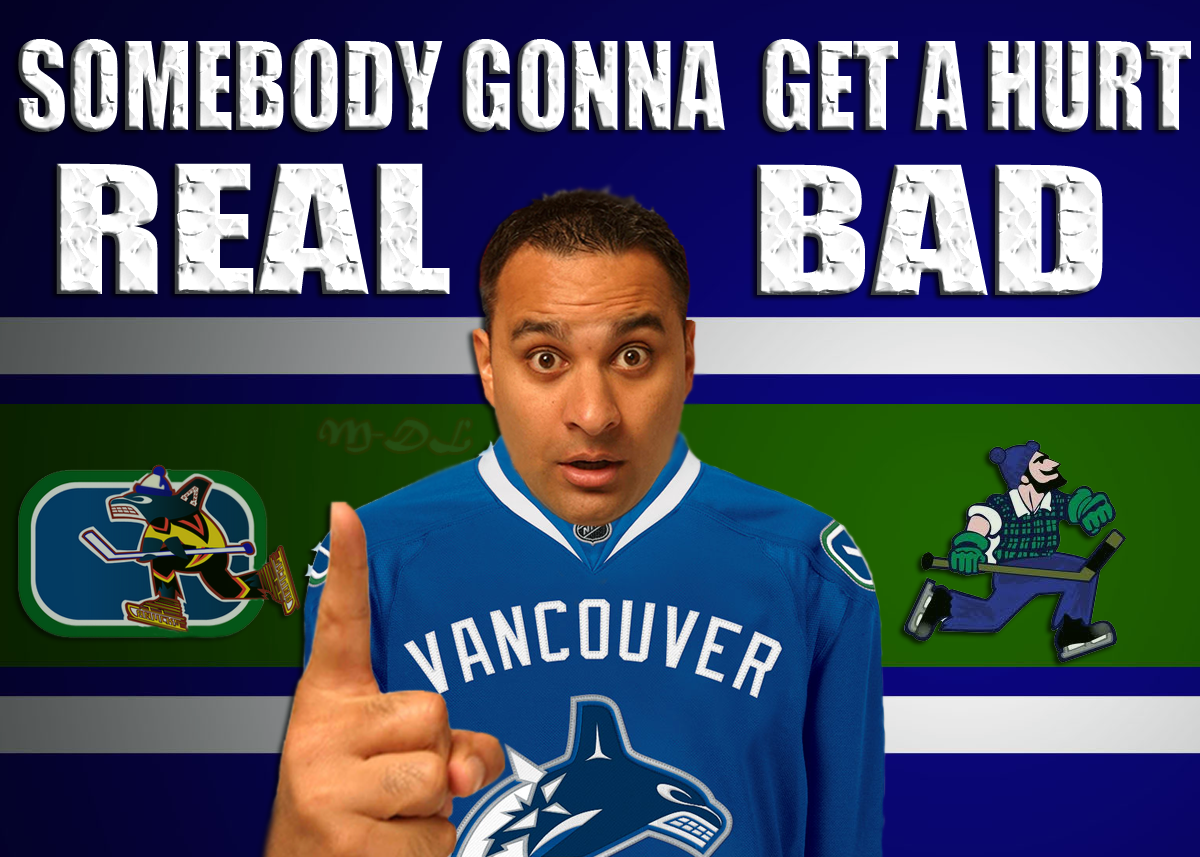 Russell Peters Vancouver Canucks Fan. Somebody gonna get a hurt real bad