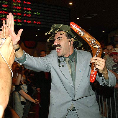Borat high five!
