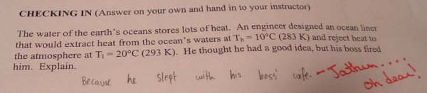 Funny exam answers