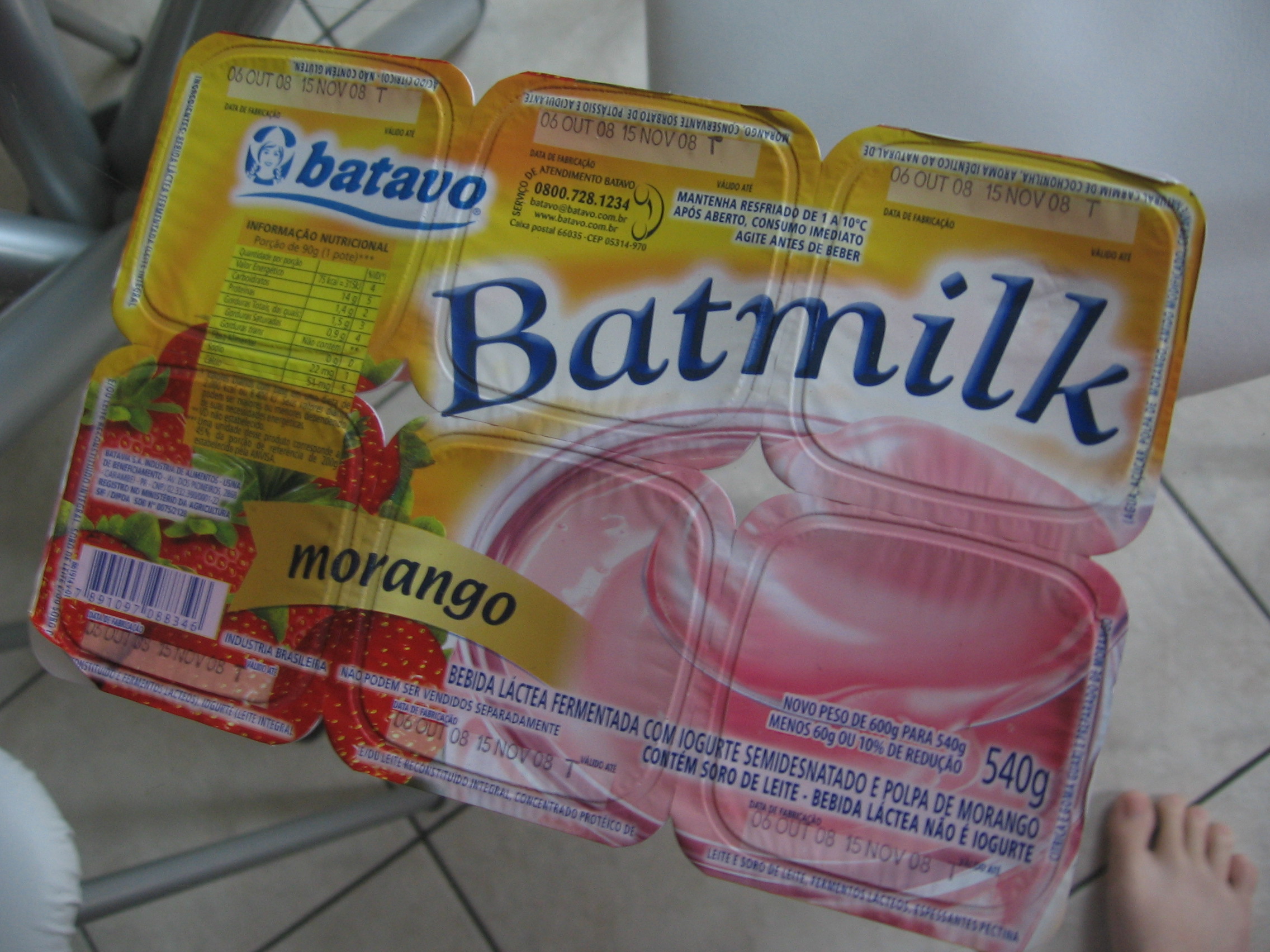 after the cow-milk, rat-milk, there is the Bat-milk yogurt
they now are selling everything O.o