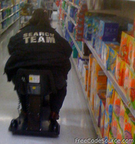 gallery of FUNNY looking people at WALMART!!