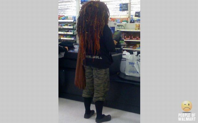 gallery of FUNNY looking people at WALMART!!