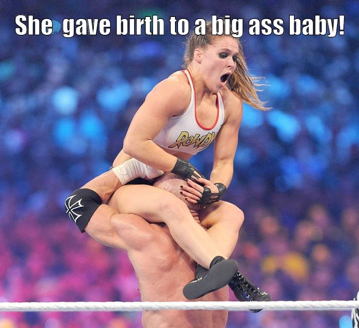 I'm actually jealous! I'd love to go boinky boinky with Ronda!