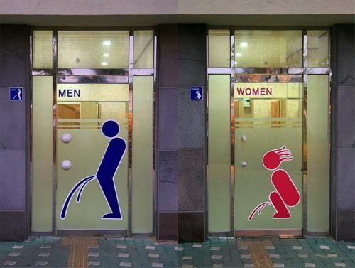 Weird Bathroom Signs