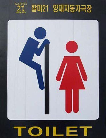 Weird Bathroom Signs