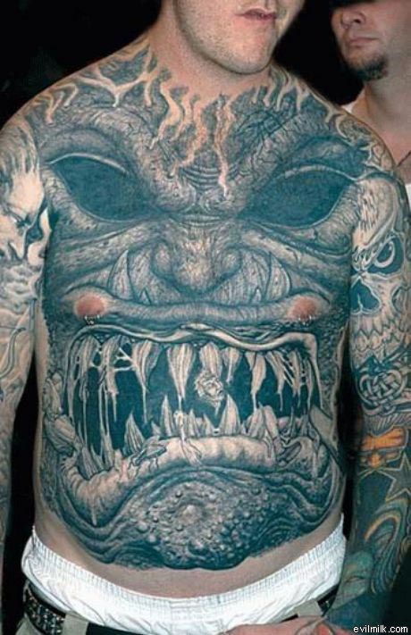 best monster tattoos - evilmilk.com