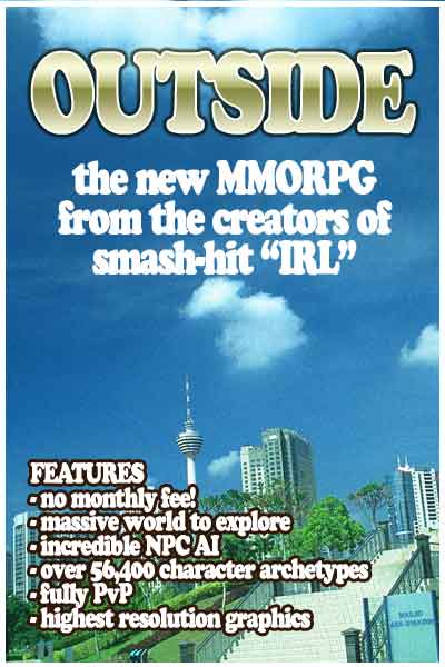 real life mmorpg - Outside the new Mmorpg from the creators of smashhit "Irl Features no monthly fee! massive world to explore incredible Npcai cover 56,400.character arche fully PvP highest resolution graphics