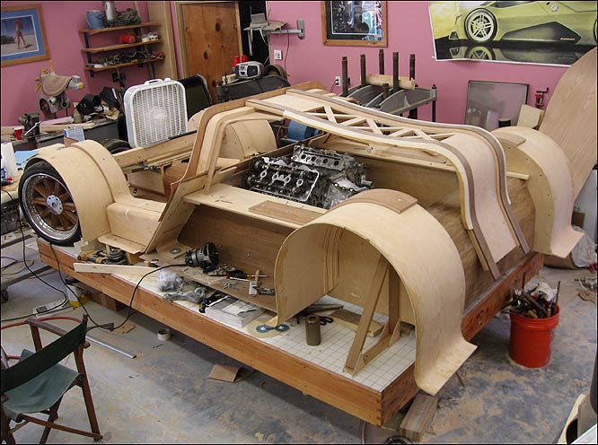 Wooden Super Car